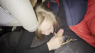 Искусство оральных удовольствий в машине