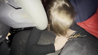 Искусство оральных удовольствий в машине