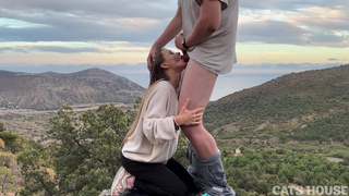 Экстремальный секс в горах: только мы, ветер и безумная страсть