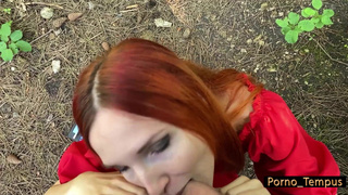 Дикий отсос в глуши с горячей женой