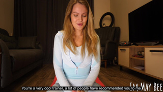 Горячий тренер сорвался: дикий дрочи-секс после тренировки