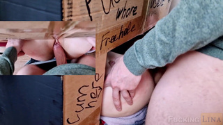 Дерзкий русский глорихол: жесткое трахание в неожиданном месте