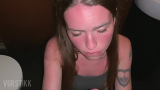 Горячий кунилингус и жесткий трах после кафешки