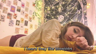 RP POV STEP SISTER LEARNING TO SUCK COCK BEFORE STEP BROTHER'S BIRTHDAY - YourSofia.mp4