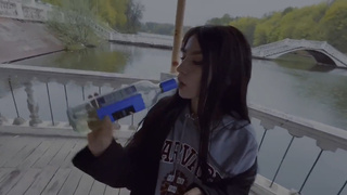 Пьяная страсть на заброшке: дикий секс до оргазма