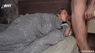 Горячий секс с пробуждением: дикий трах на рассвете