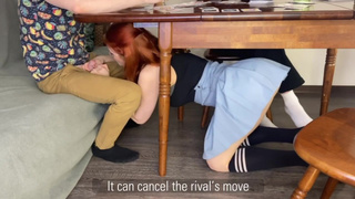 Жаркий корпоратив: сосет и кончает без правил