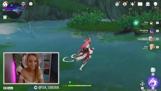 Геншин подождет: страстный сквирт под властью тентаклей