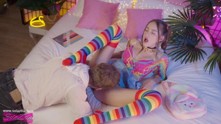 Дикий минетик и глубокий трах с сочными стонами