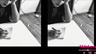 Непослушная ученица получила по заслугам — горячее наказание от строгого препода