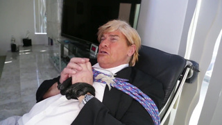 Куколд связан, а жена наслаждается черным любовником