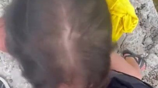 Горный трип с минетиком и сочным финалом – жесткое порно на природе