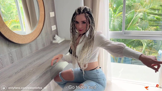 Сладкая Fox с дредами и страстью к кремпаю – горячее видео для истинных ценителей