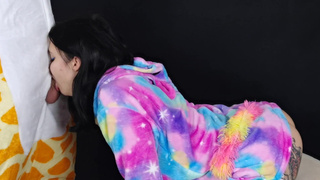 Секс в кигуруми: волшебный минетик от пушистой киски