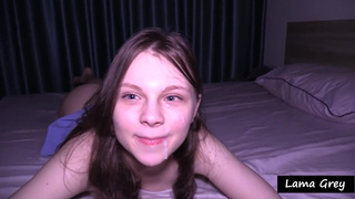 Соблазнила однокурсника: страстный секс после долгих уговоров