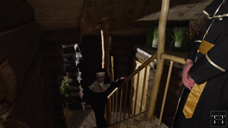 Безудержный экстаз в монастырских стенах – жесткий секс с доминированием